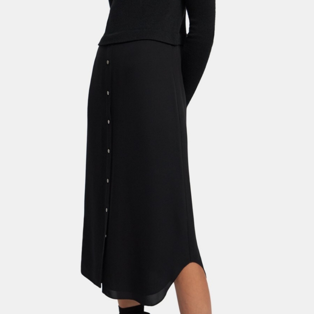 Theory knit combo dress